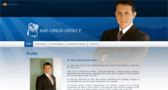 Desktop Screenshot of en.juancarlosgomezmd.com