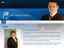 Tablet Screenshot of en.juancarlosgomezmd.com